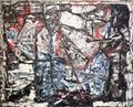 On the lookout, 1967 painting by Jean-Paul Riopelle